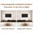 Extendable Tv Stand With Led Lights, Modern Reversible Tv Console