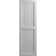 True Fit PVC Farmhouse/Flat Panel Combination Fixed Mount Shutters