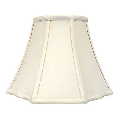 Abat-jour cloche en soie / shantung
