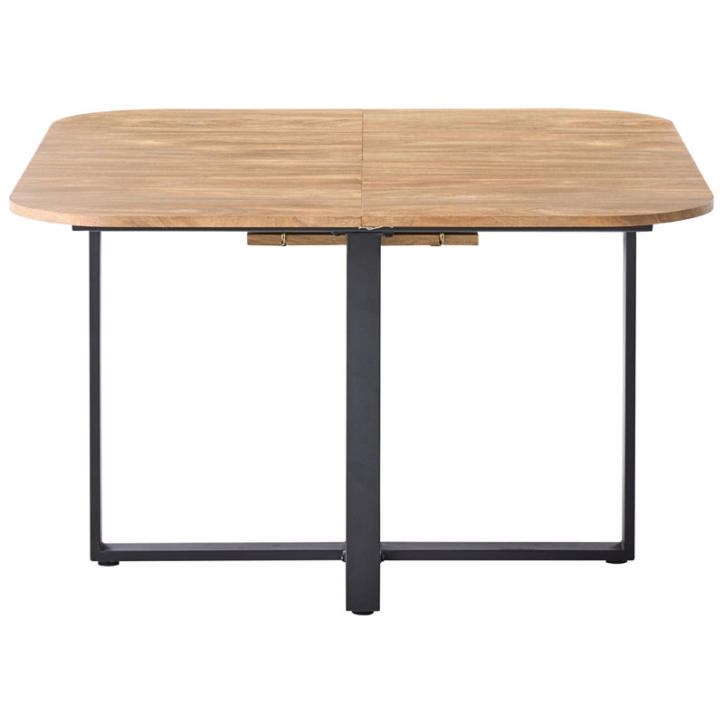 Extendable Metal Base Dining Table