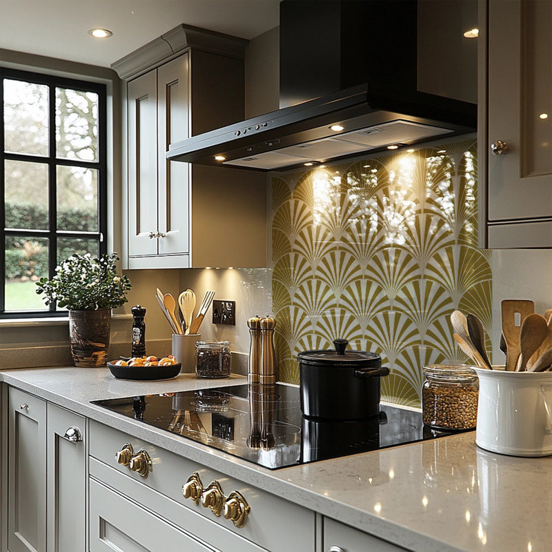 Semi Circles Splash Back, 70cm L x 50cm W