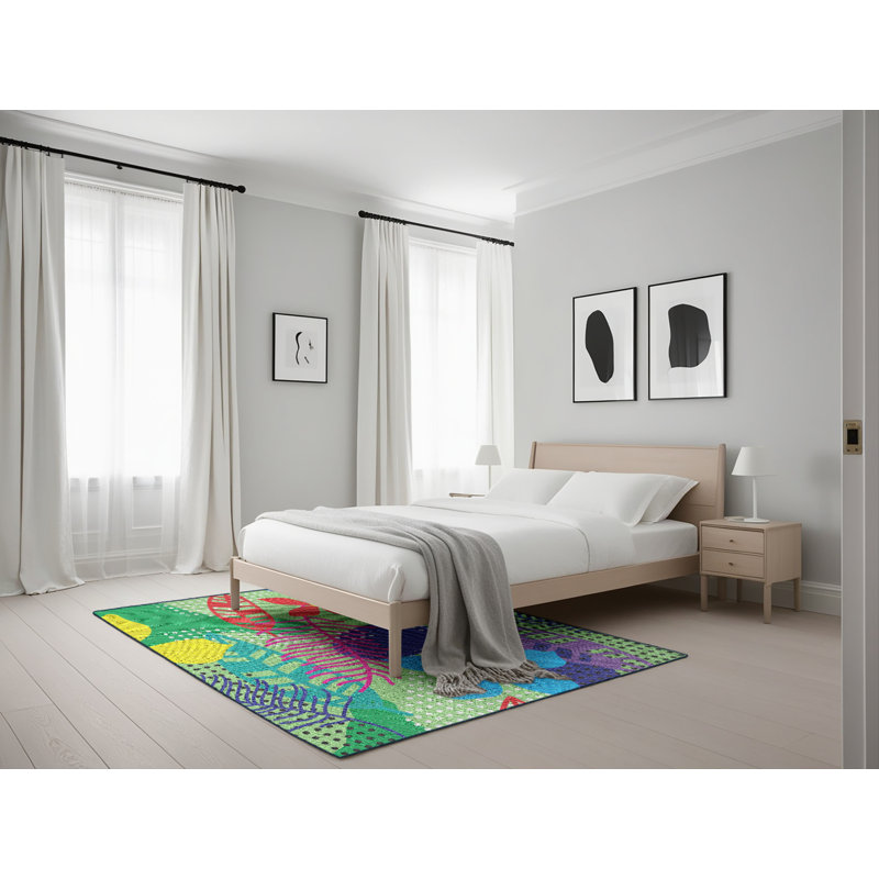 Tapis rouge/vert/bleu, Rectangle 5 pi x 7 pi