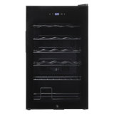 24 Bottles Wine Cooler Refrigerator,Freestanding Compact Wine Fridge with Digital Control for Fridge With 40-66F Digital Temperature Control Glass Door
