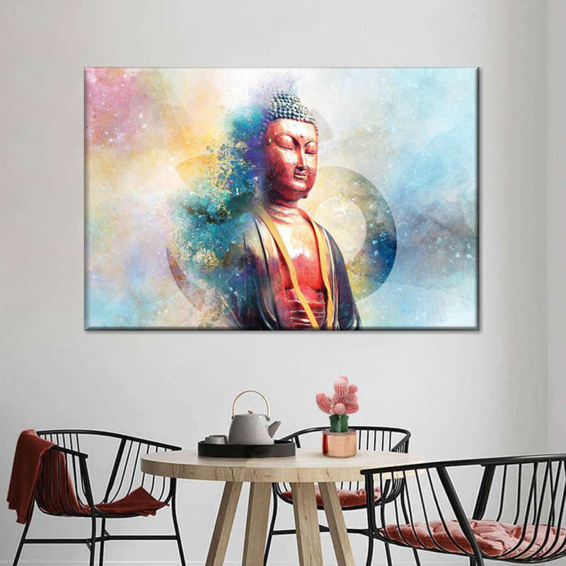 Impression sur toile Kemble Om, H 16 po x l 24 po x P 1,25 po