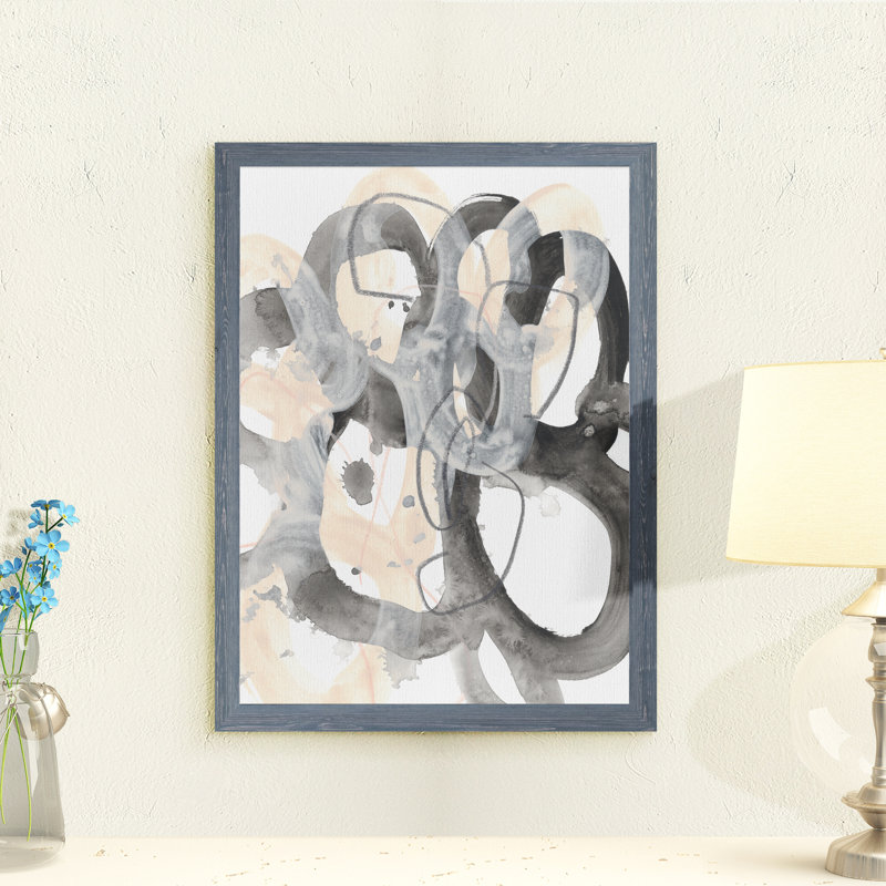 « fouillis circuit iv » par paul cezanne-cadre photo, reproduction d’art, H 28 po x l 38 po x 1,25 po, Toile avec cadre gris