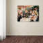 Art mural sur toile tendue - Pierre Renoir «The Luncheon of the Boating Party» pour décoration de salon, de chambre à coucher ou de bureau - 14 x 19-22676292