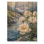 Pivoines et les eaux glaciaires - Art mural en bois de pivoines - sur bois de pin naturel-602572636