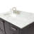 Flynt 43'' Single Bathroom Vanity with Carrara Marble Top-64627253