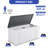 Edrosie Inc 59.1'' W 160 Gallons Water Resistant Resin Lockable Deck Box in White