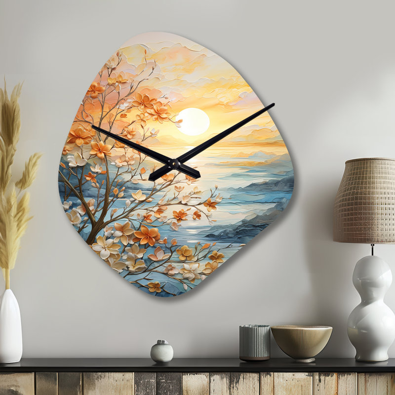 Horloge Bold Sunrise Eernal Renewal I - horloge asymétrique jaune, Grand