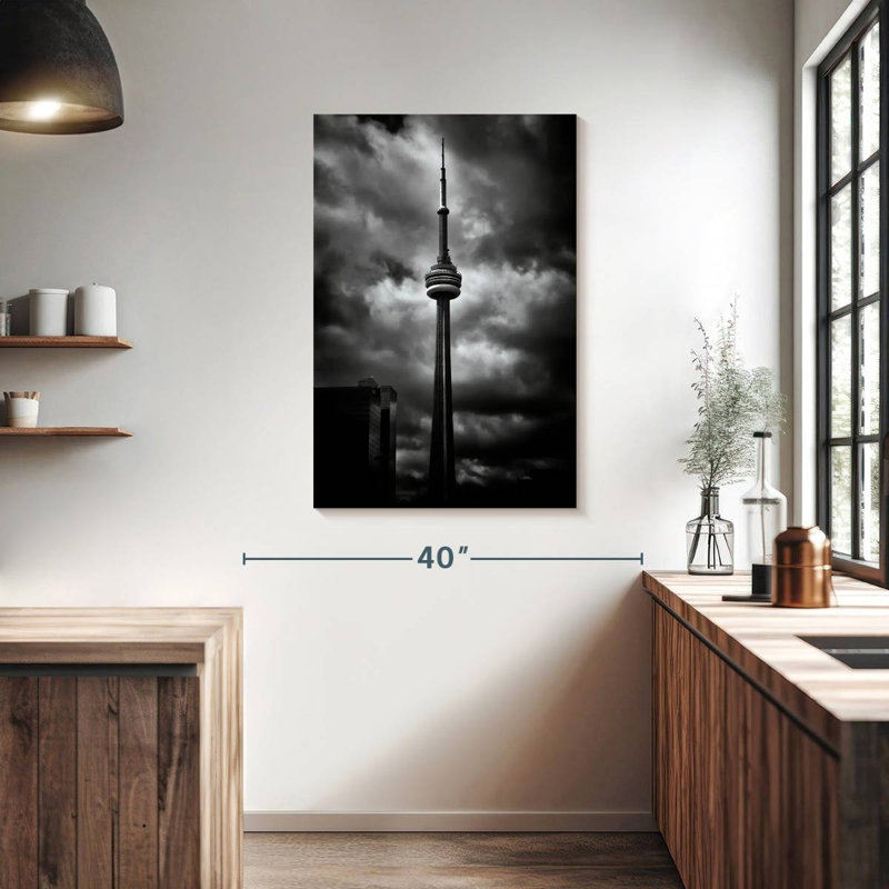 Aime CN Tower No 5, 39" H x 26" W
