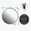 Miroir mural rond avec tablettes réglables-1326825372