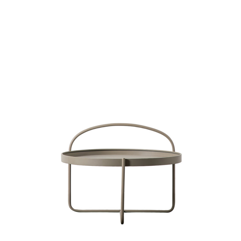 Cesalie Cross Legs Coffee Table, Latte