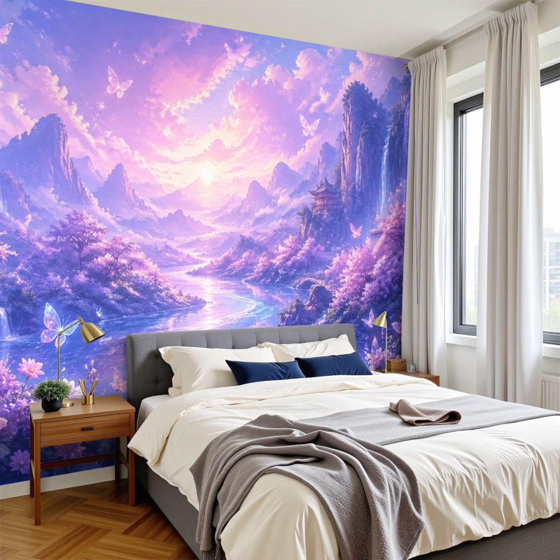Adhésif mural amovible Peel and Stick, L 99,6 po x l 144 po