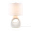 Lampe de table en céramique blanche voir ci-dessous
