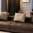 Brown Genuine Leather Modular Sofa cushion couch