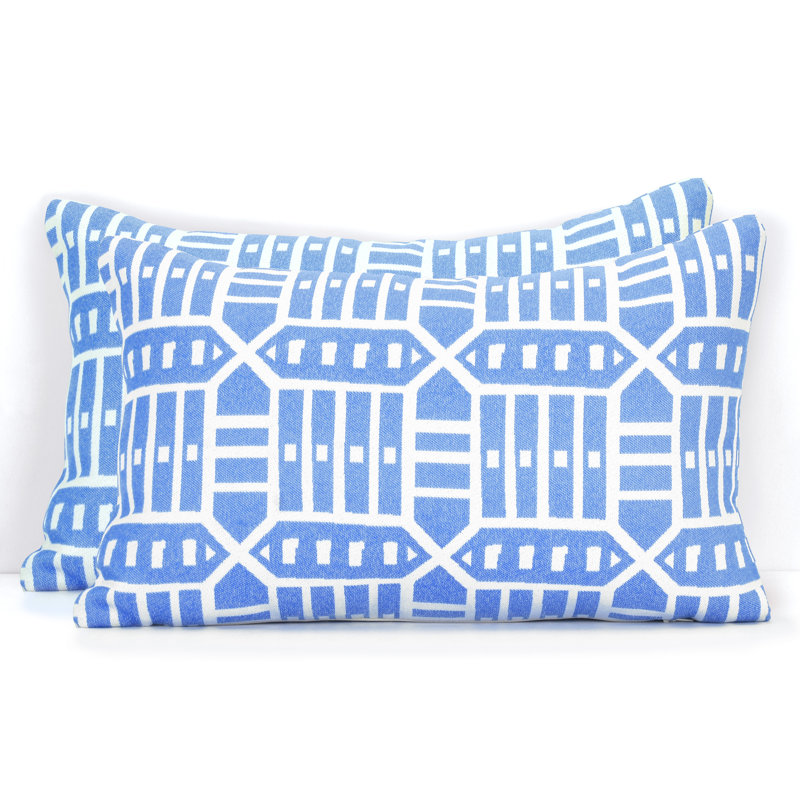 Coussin lombaire intérieur / extérieur Pacifica, Bleu