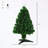 Artificial Christmas Tree with Branches and Fibre Optic LED Lights