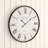 Valerie Round Metal Farmhouse Wall Clock