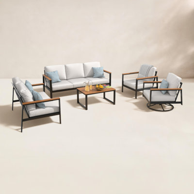 Ensemble de conversation Townsend avec coussins Sunbrella