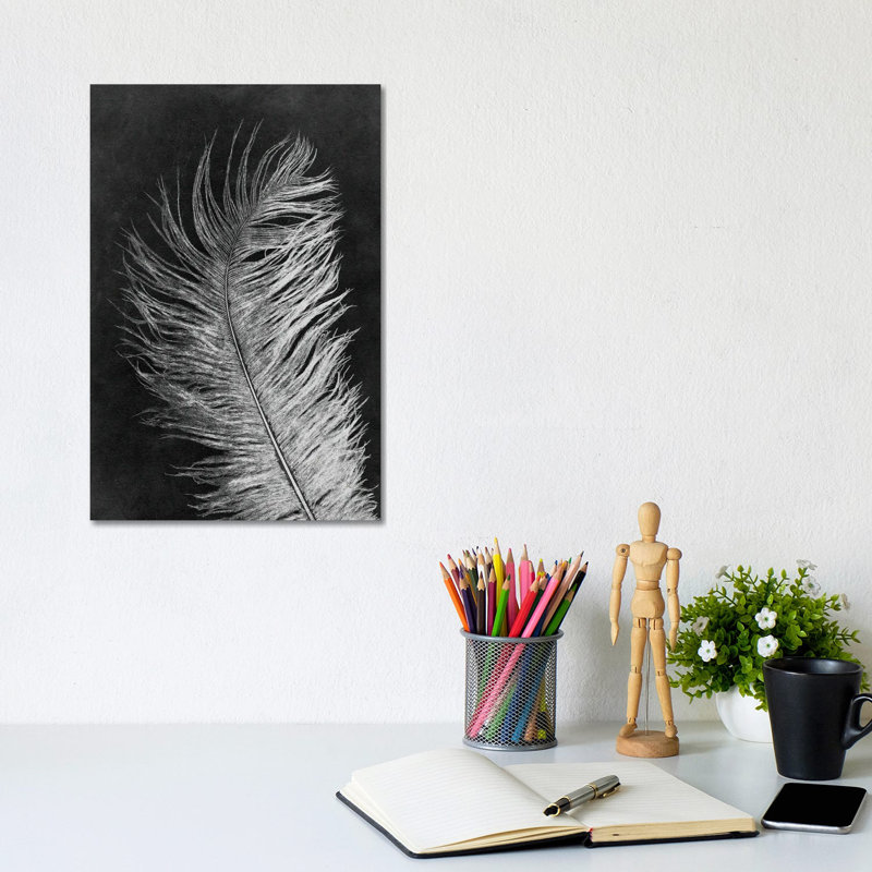 Feather III Dark - Wall Art Print