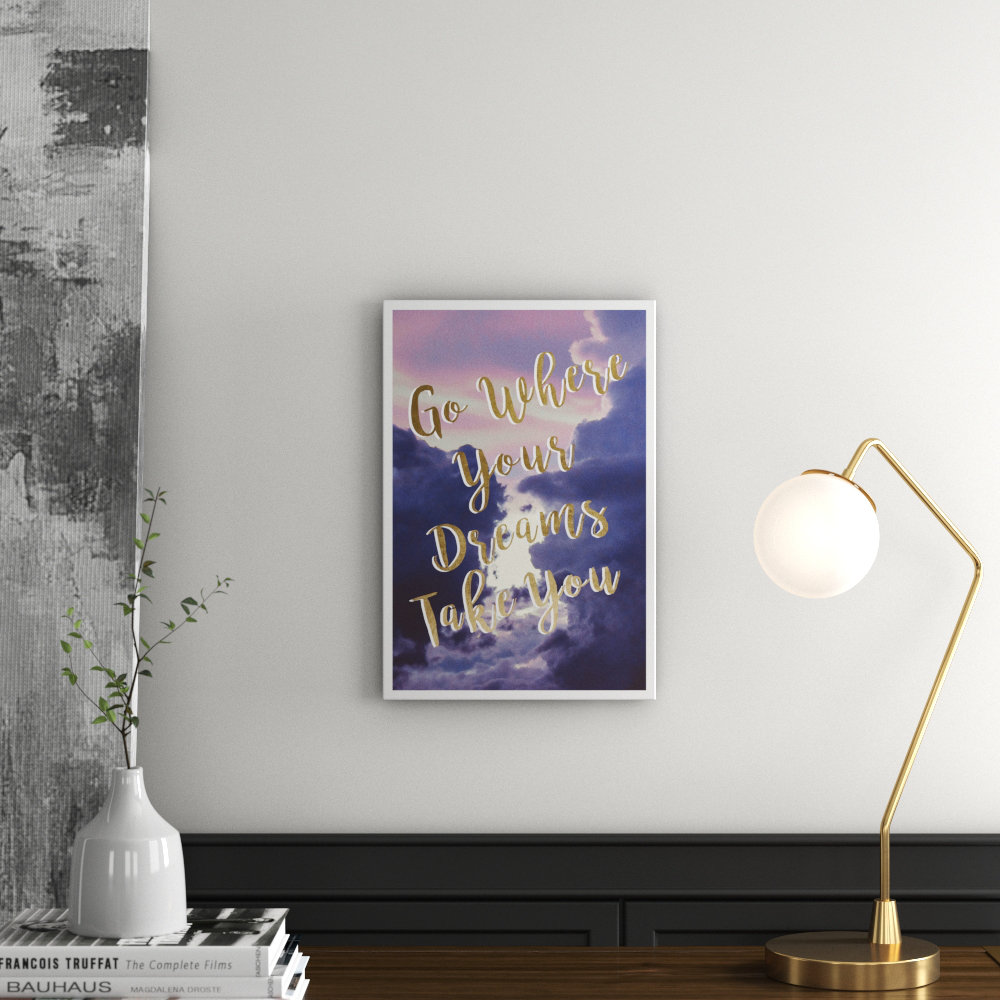 'Where Your Dreams' Textual Art