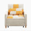 Chaise d'appoint rembourrée Somdath-1851842404