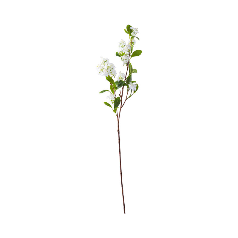  Faux fleurs artificielles pour la maison, White