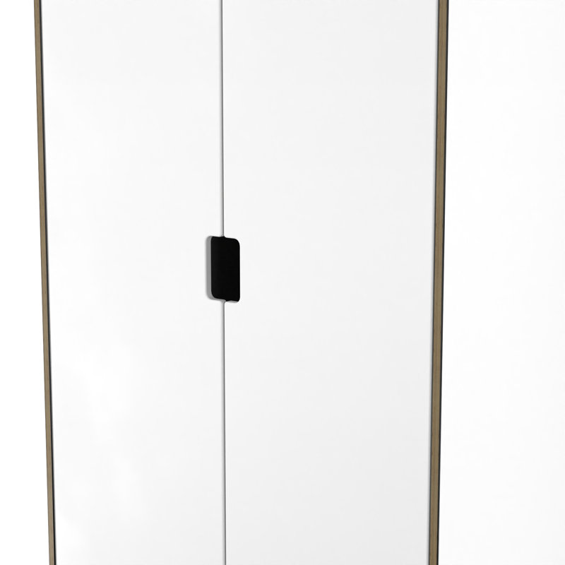 Buldir Manufactured Wood Wardrobe, White Matt