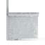 Papier peint uni texturé imitation soie moderne gris argenté