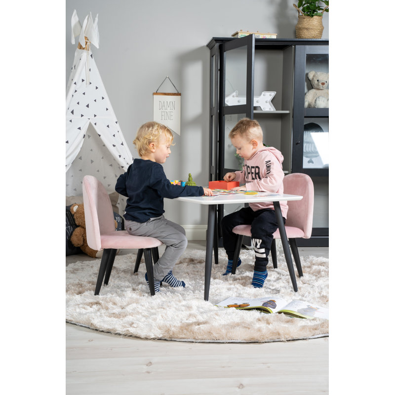 Horsforth 2 - Person Dining Set, Pink, Pink