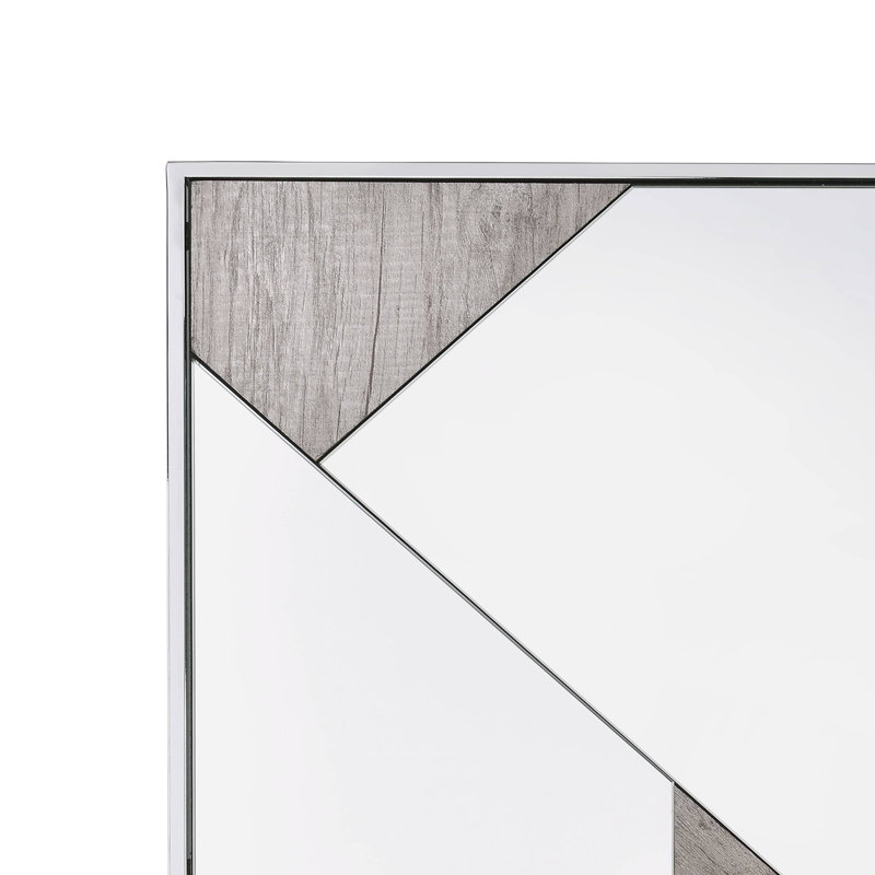 Danashia Metal Flat Wall Mirror