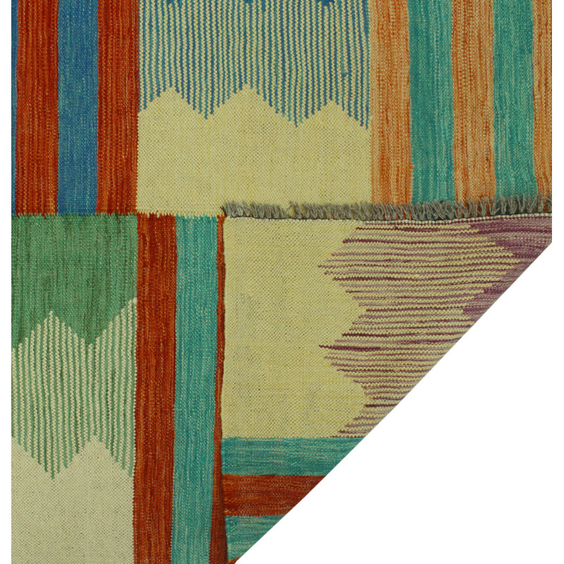 Brader Wool Patchwork Indoor Rug