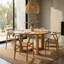 Chaise d’appoint en bois massif en noir anthracite Zola