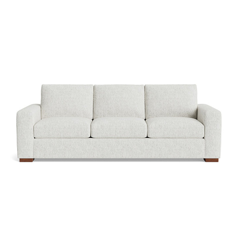 Couch Potato Sofa (95"), Performance Weave - Snow