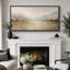 Grande impression sur toile encadrée, impression de paysage abstrait pour la décoration intérieure moderne-118736955-118736956