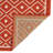 Outdoor Preen Area Rug Red Ivory Color-71178824