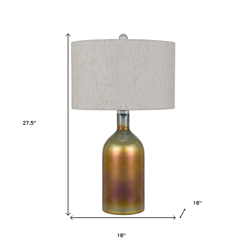 Lampe de table 27,5 "Hideki Orange