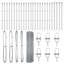Vidaxl Welded Wire Fence With 7 Posts Steel-114858596-114858601