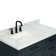 Tidworth 42'' Solid Wood Single Bathroom Vanity with 1.5'' Carrara Marble Top, Left Offset Rectangular Sink