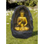 Golden Buddha Fountain Indoor W/LEDs