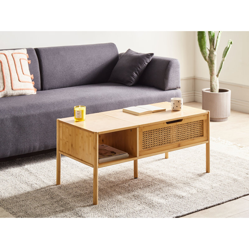 Andromada Lift Top Four Leg Coffee Table with Storage