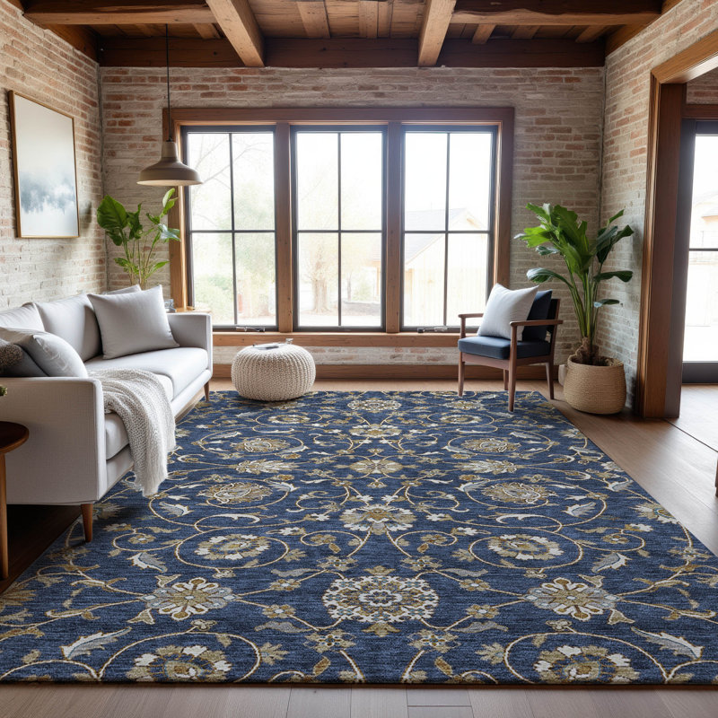 Premium Machine Washable Gurubaksh AMF1149 Moroccan Rug, Rectangle 8' x 10'