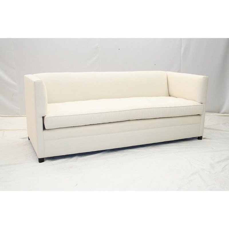 Shelter Leather Sofa, Brushy Bayou, Croc Gator Brown