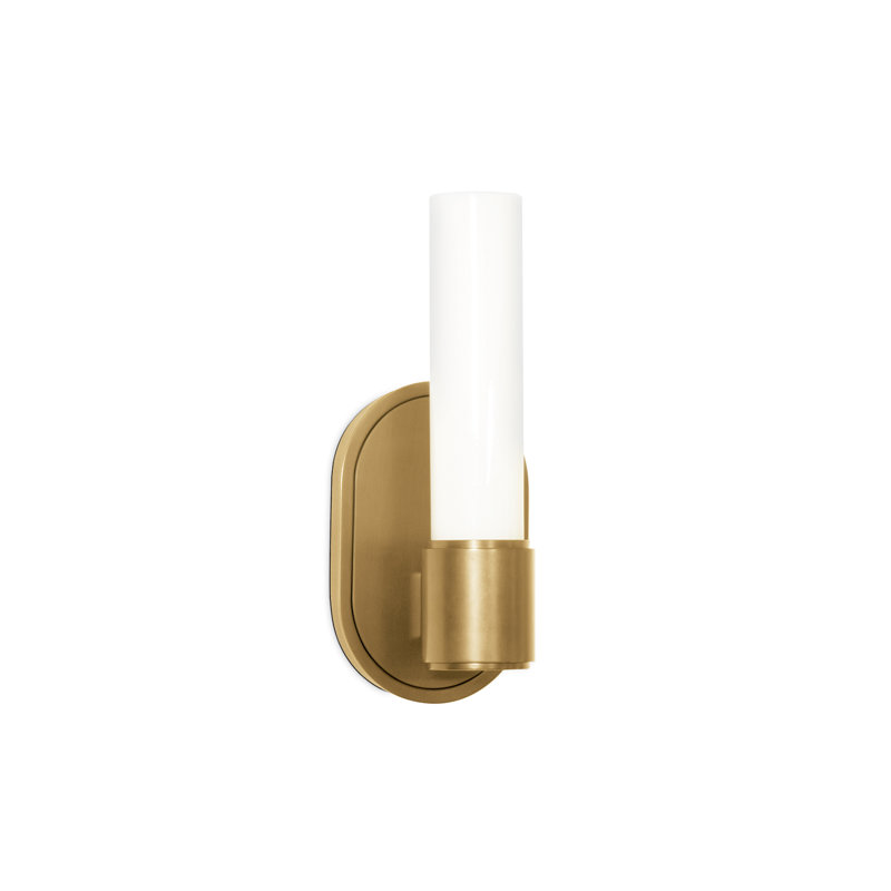 Dixon 1 - Light Armed Sconce, Natural Brass