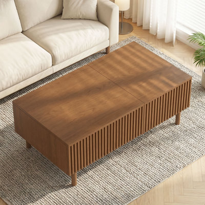 Table basse 51 po Mid Century Modern