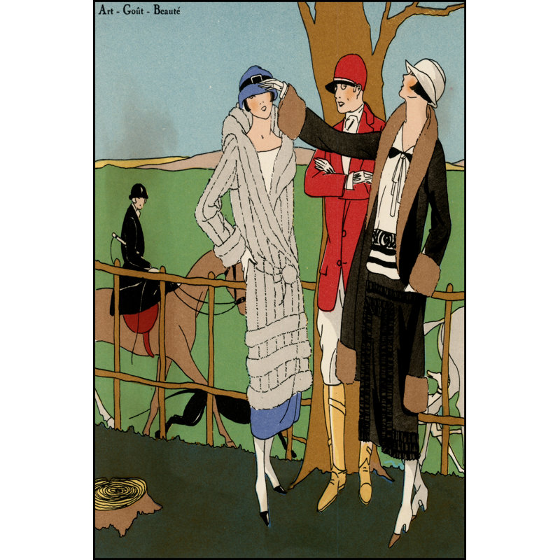 Vintage Couture III - impression sur toile tendue, H 18 po x l 12 po x P 1,25 po