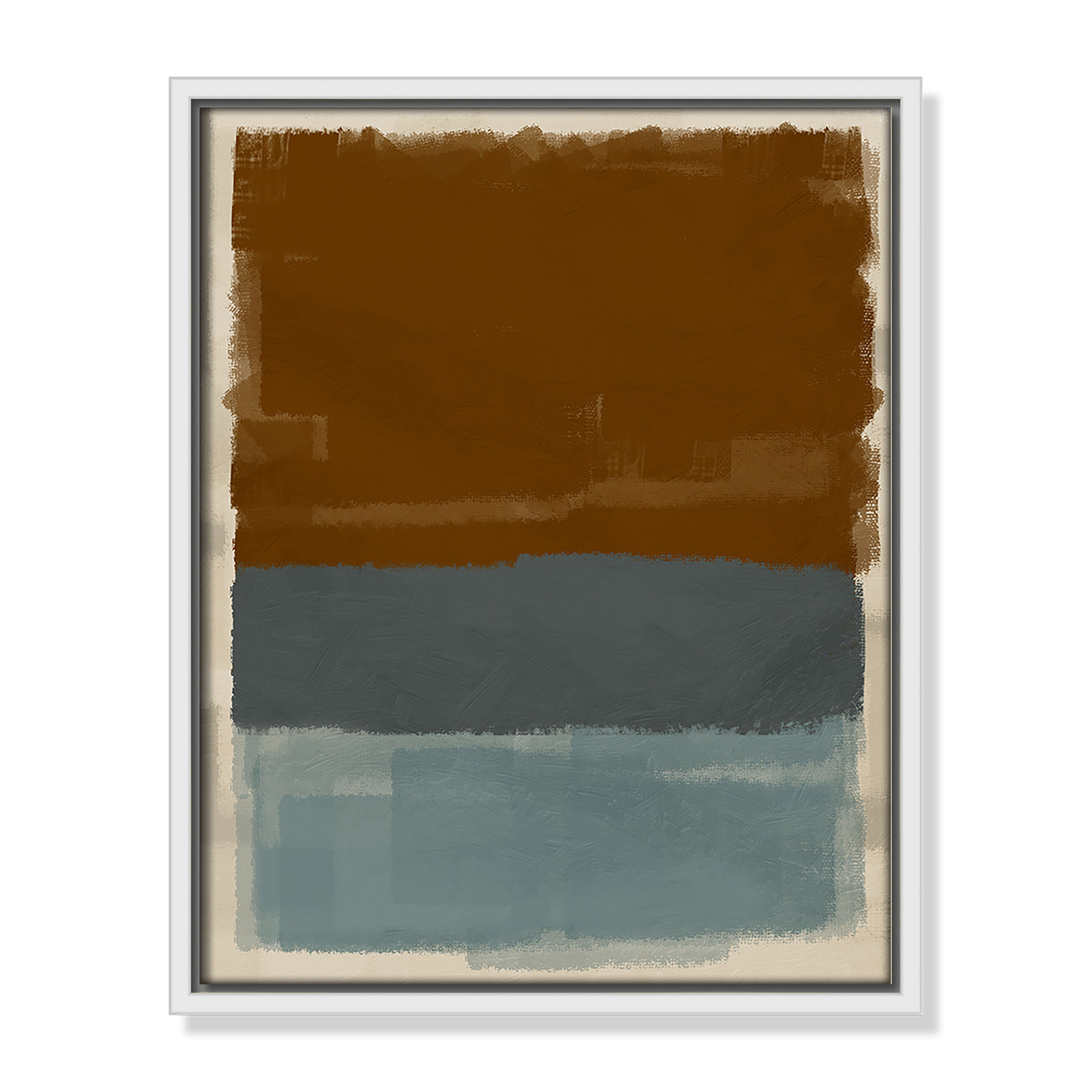 Turbulent Honesty Print by Marcus Prime, 12.5'' W x 15.5'' H, White Floater