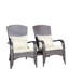 Chaise de patio avec coussins (coussin beige)-1546565900