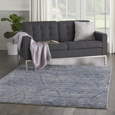 Nourison Tietsia Indigo Modern Indoor Rug